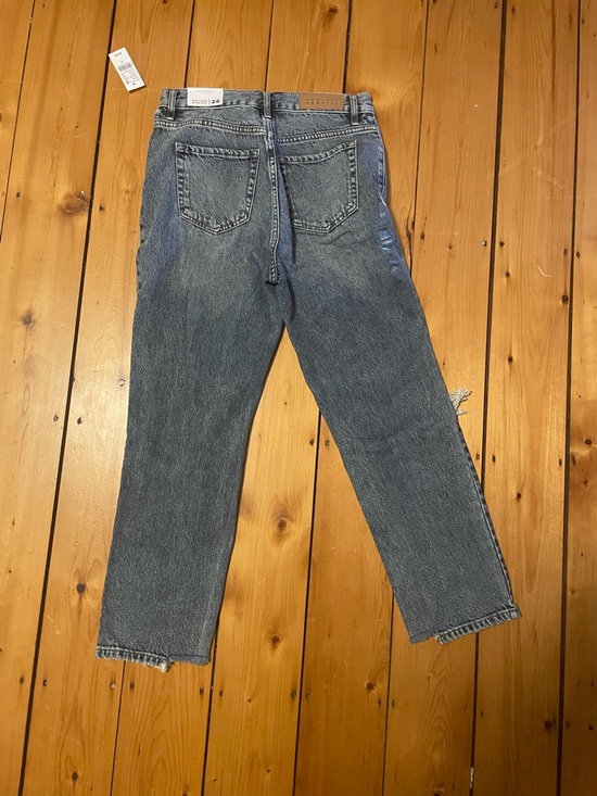 PacSun High-Waist Ripped Straight Leg Jeans - Picture 7 of 7